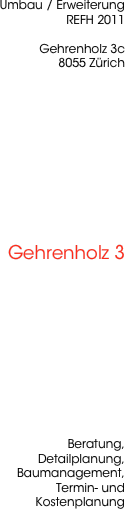 Umbau / Erweiterung REFH 2011 
